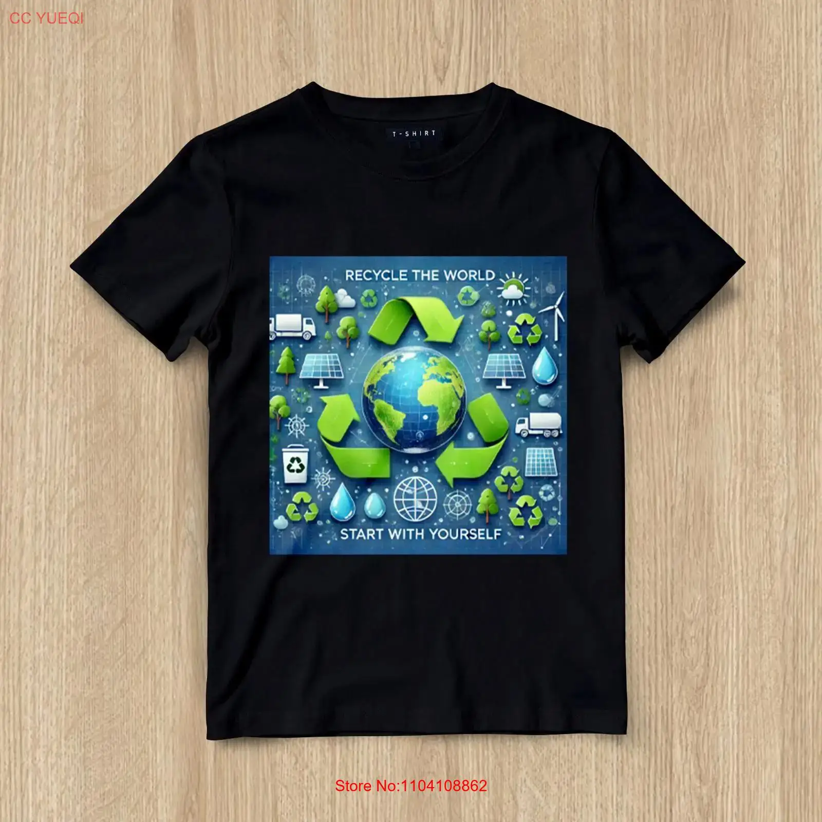 Sustainable Living Design - Custom Sustainable Living Movement T shirt