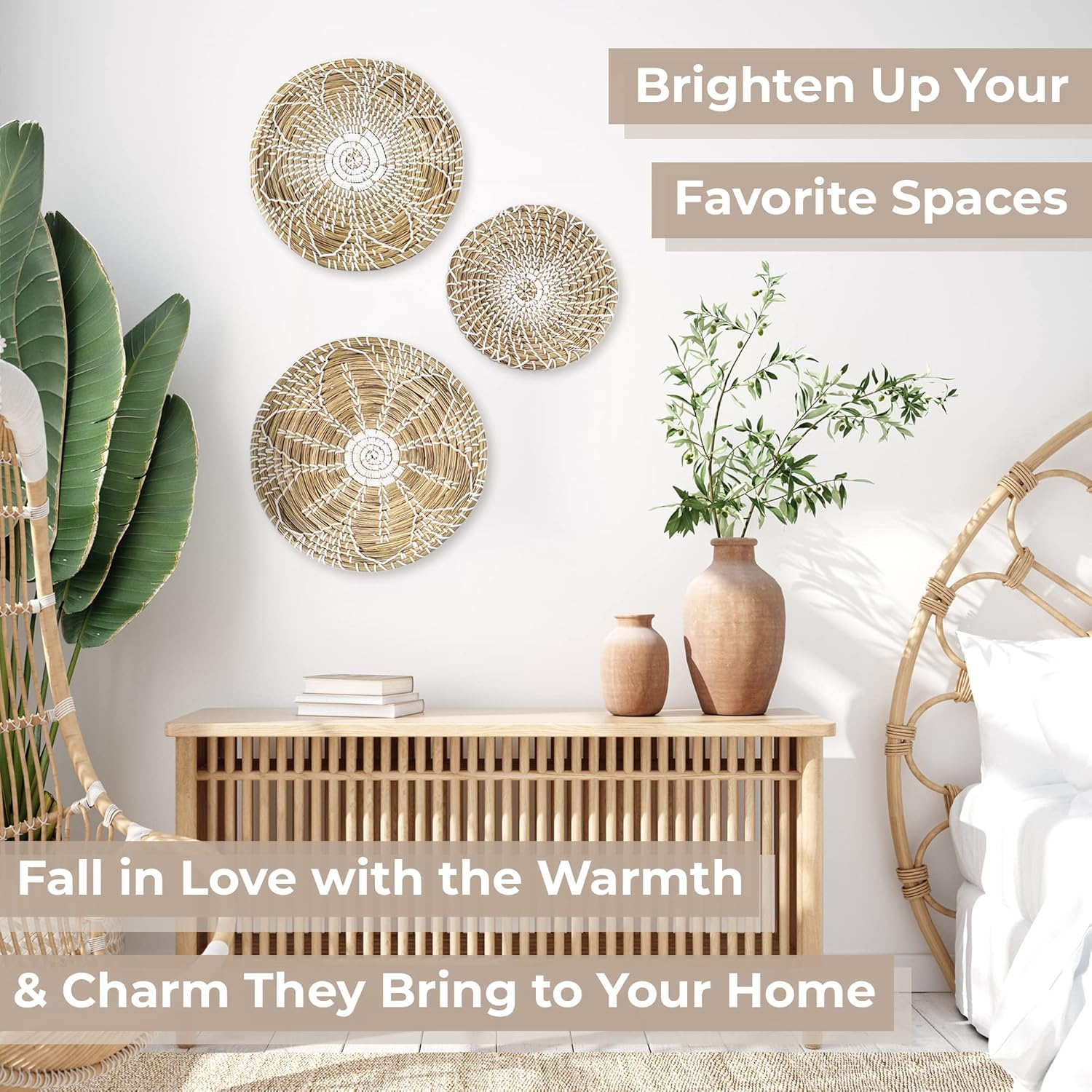 NAYOMI Handmade Boho Decor Set - Sustainable Living Design recension och pris