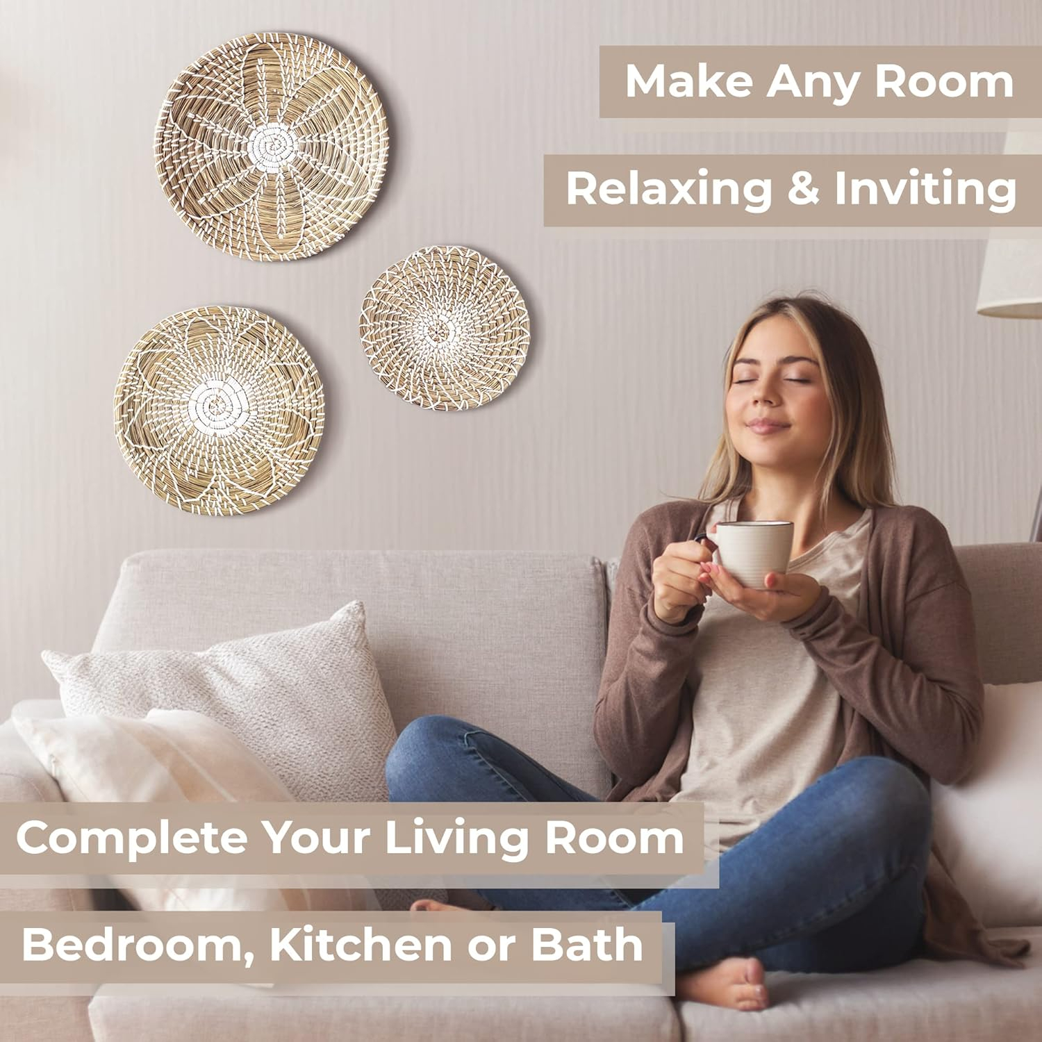 NAYOMI Handmade Boho Decor Set - Sustainable Living Design recension och pris