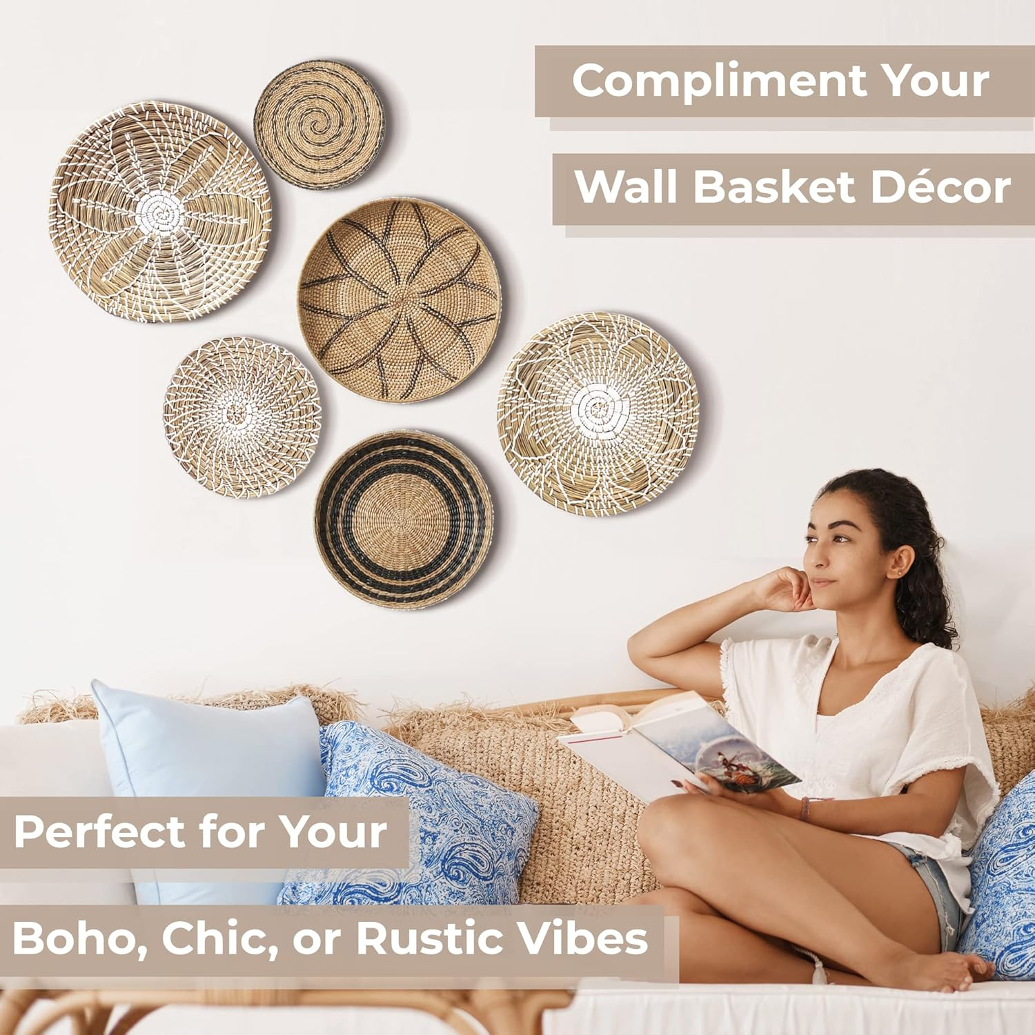 NAYOMI Handmade Boho Decor Set - Sustainable Living Design recension och pris