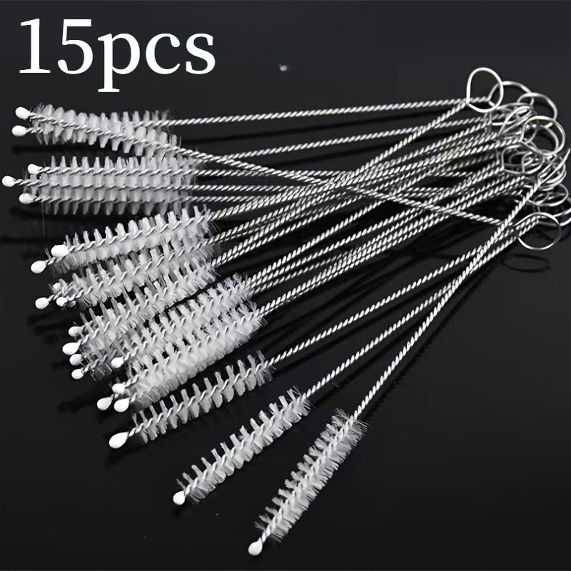 15Pcs stainless steel straw cl - Stainless Steel Straw recension och pris