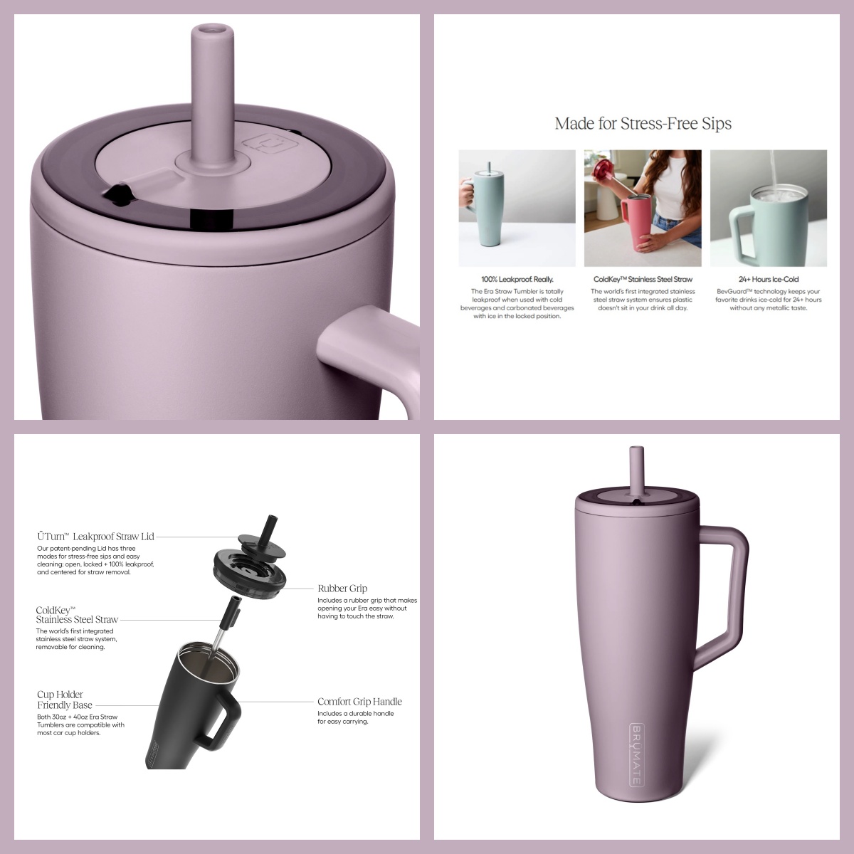 40oz Era Lilac Dusk Insulated  - Stainless Steel Straw recension och pris